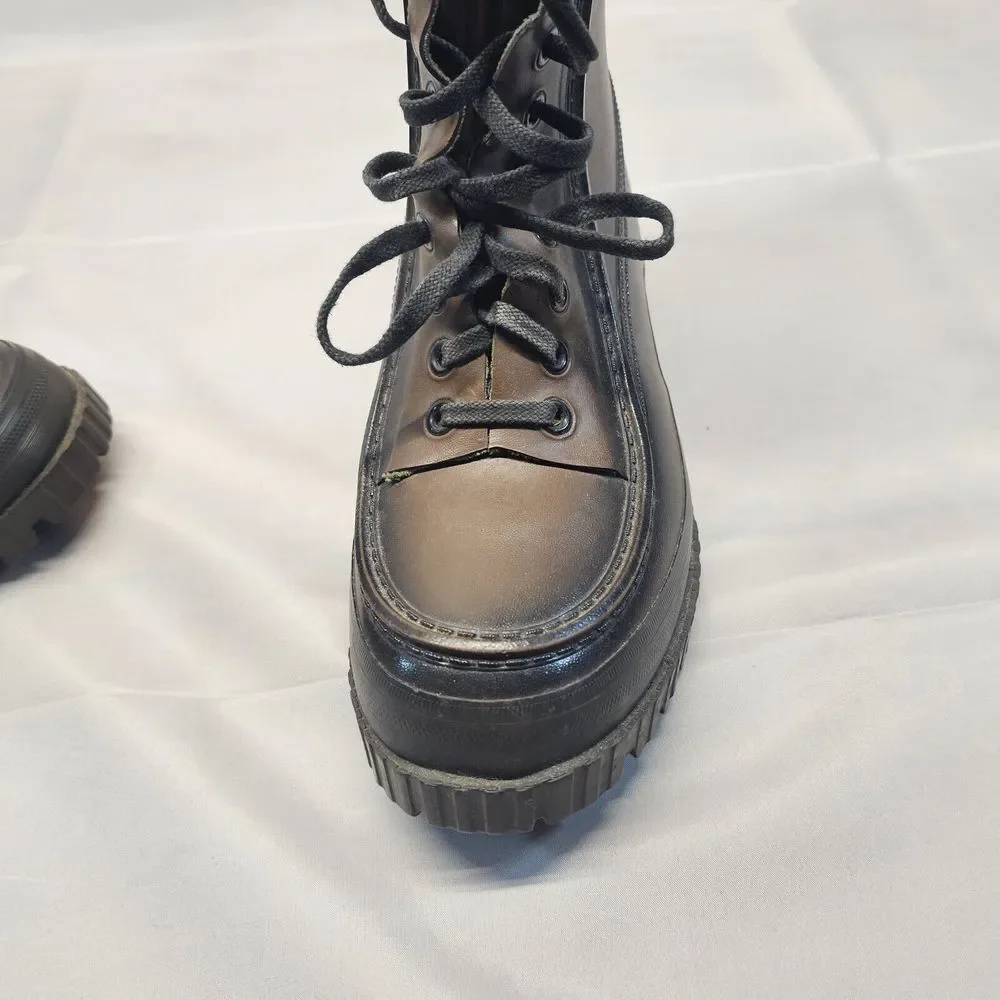 Steel Shank rubber work boots Men Size 10‎